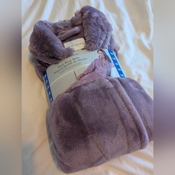 Carole Hochman Plush Wrap Robe - Picture 4 of 5